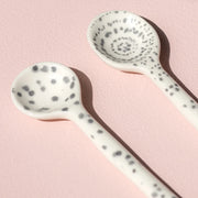 Set of 2 porcelain spoons - Good Morning
