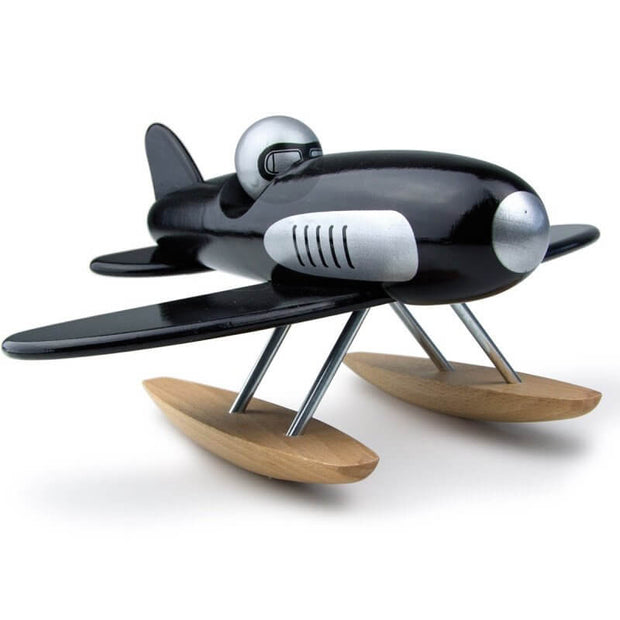 VILAC - Black hydroavion - Wooden toy