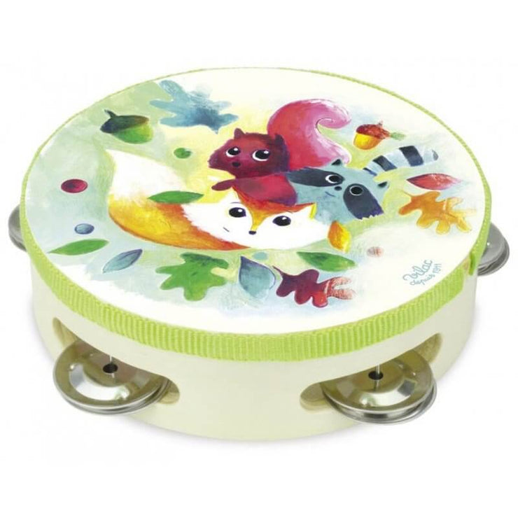 Wooden tambourine - Woodland