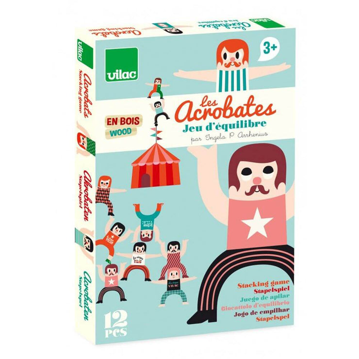 VILAC - Wooden stacking  game - The acrobats