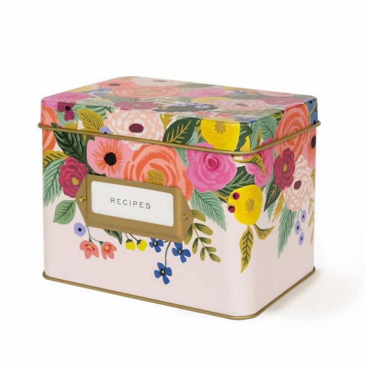 RIFLE PAPER CO - Vintage recipe box - Rosa