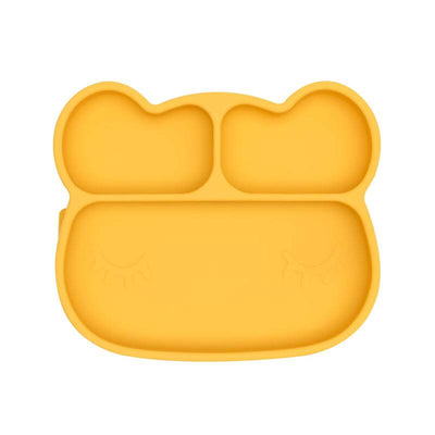 Silicon plate - Bear yellow