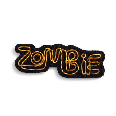 Embroidered brooch - Zombie