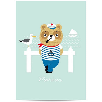 Vintage poster - Marius the marine
